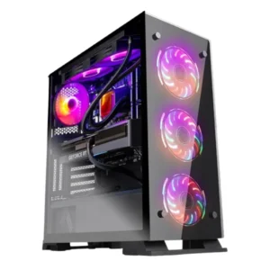 PC Gamer Ryzen 7 5700X avec carte graphique RTX 5060 et carte mère MSI B550M-A PRO