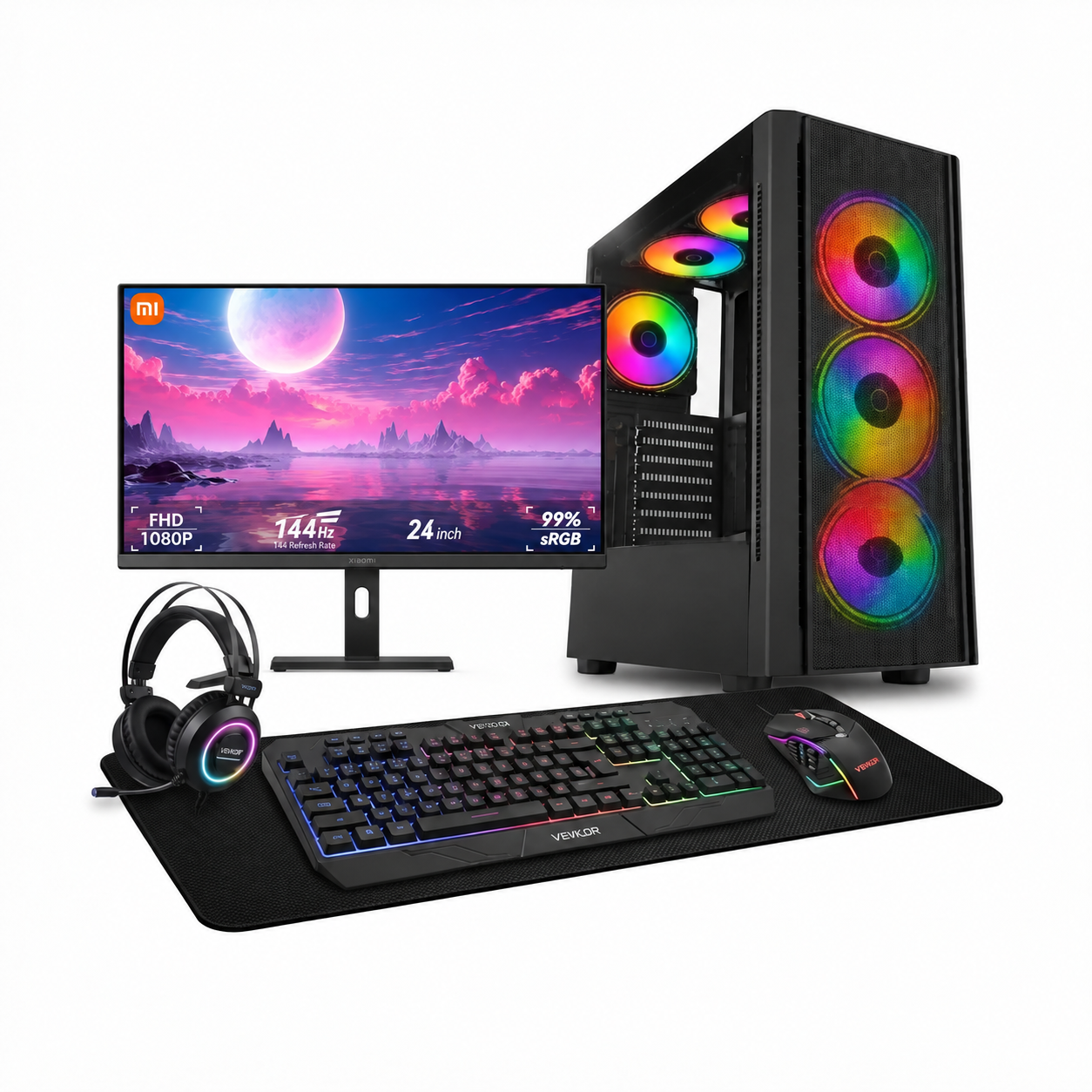Setup Gamer Complet Ryzen 5 3400G + Xiaomi 144Hz