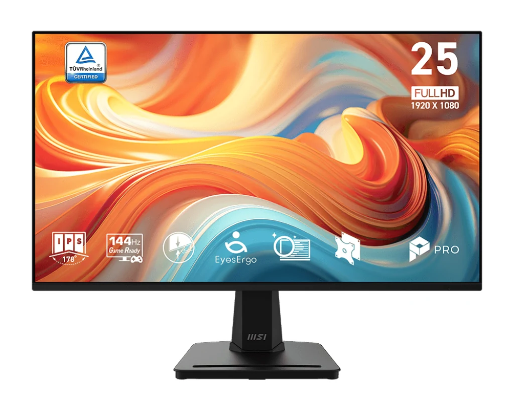 MSI PRO MP251 E14L 24.5″ IPS 144Hz 1ms Full HD