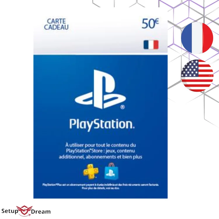 Carte PlayStation Store 50€
