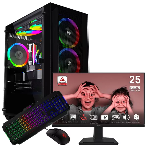 SETUP GAMER R5 5600GT-VEGA 7/8Go + CL25FF + HPG200