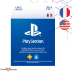 Carte PlayStation Store 70€