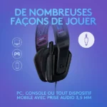Logitech G G335 (Noir) | Prix Maroc – Image 2