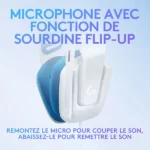 Casque Gaming Logitech G335 (Blanc) – GamingZone – Image 3