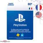 Carte PlayStation Store 80€