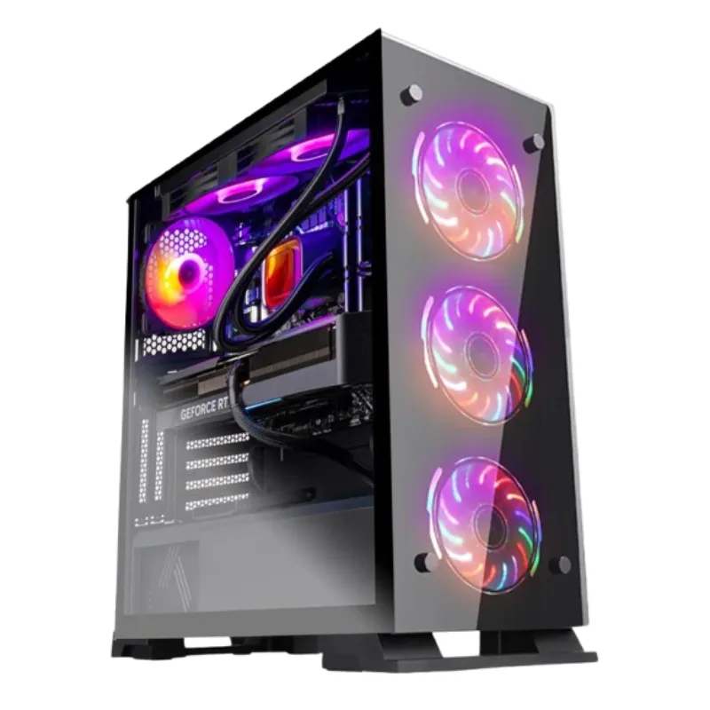 PC Gamer Ryzen 7 5700X avec carte graphique RTX 5060 et carte mère MSI B550M-A PRO